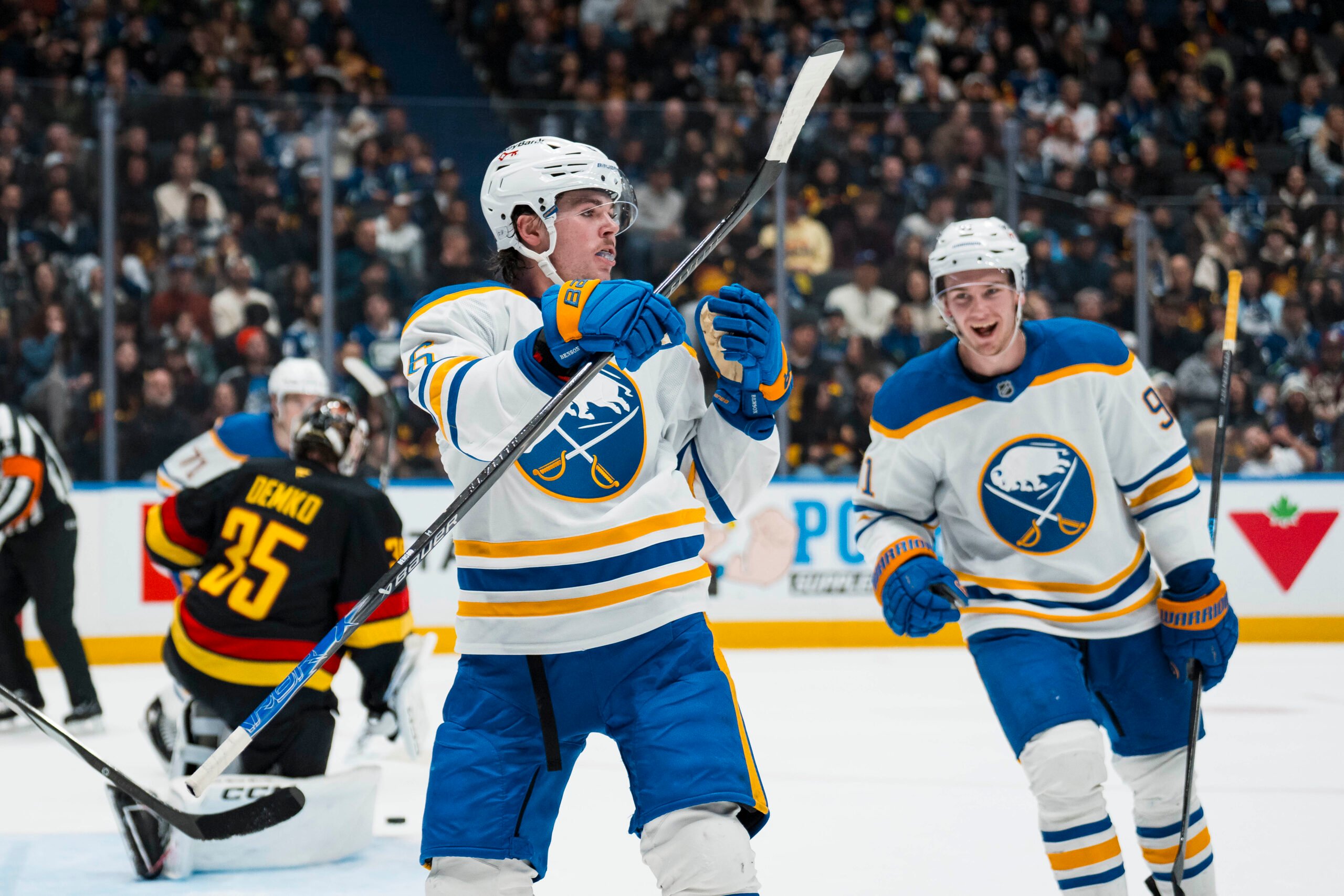 Zach Benson’s 1st in 35 Games Lifts Sabres to 3-2 Win Over Canucks – The Hockey Writers – Buffalo Sabres