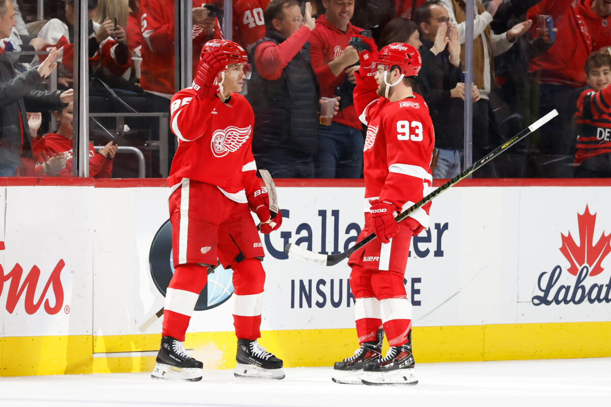 Patrick Kane Alex DeBrincat Detroit Red Wings